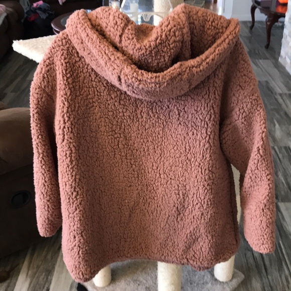 FOREVER 21 SUPER SOFT DUSTY ROSE JACKET SIZE SMALL EXCELLENT CONDITION! - Picture 4 of 5